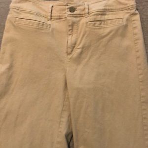 Ann Taylor Loft crop khaki pants